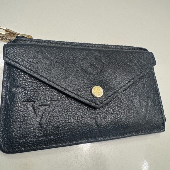 Louis Vuitton Black Card Holder Recto Verso - Picture 3 of 10